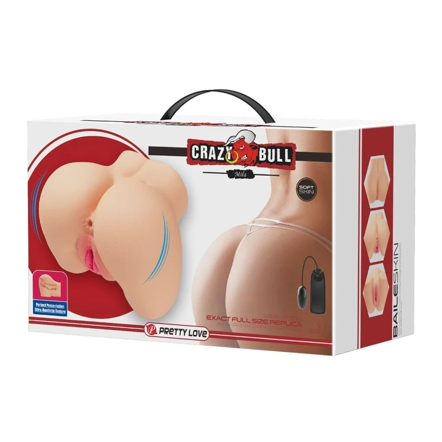 CRAZY BULL - VIBRATORE MILA PER VAGINA E ANO REALISTICO